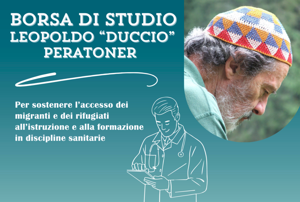 Banner dell'annuncio della borsa di studio dedicata alla memoria di Leopoldo Peratoner